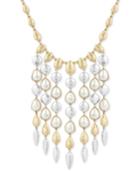 Lucky Brand Two-tone Imitation Pearl Statement Necklace, 16 + 2 Extender