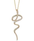 Le Vian Diamond Swirl Pendant Necklace In 14k Gold (1/2 Ct. T.w.)