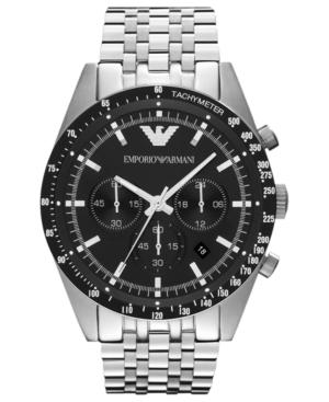 Emporio Armani Watch, Men's Chronograph Stainless Steel Bracelet 46mm Ar5988