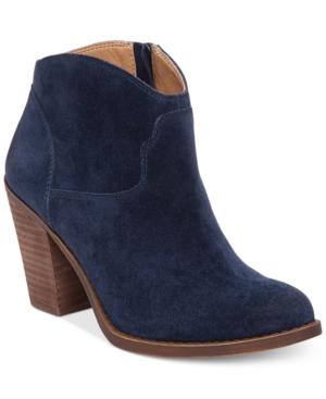 Lucky Brand Eller Western Booties Women's Shoes