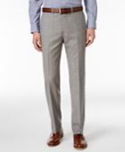 Ryan Seacrest Distinction Men's Slim-fit Medium Gray Sharkskin Pants