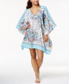 Vince Camuto Wildflower-print Caftan Cover-up Women's Swimsuit