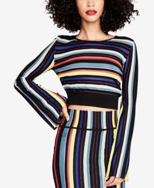 Rachel Rachel Roy Striped Cropped Sweater, Created For Macy's