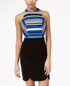 Xoxo Juniors' Striped Halter Dress
