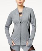 Jessica Simpson The Warm Up Illusion Active Jacket