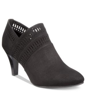 Karen Scott Marius Perforated Dress Booties, Only At Macy's Women's Shoes