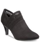 Karen Scott Marius Perforated Dress Booties, Only At Macy's Women's Shoes