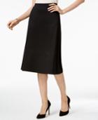 Kasper A-line Midi Skirt