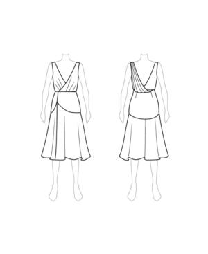 Customize: Switch To Petti Length Skirt - Fame And Partners Draped Petti-length Dress