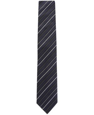 Boss Men's Striped Italian Silk Tie