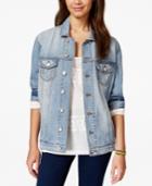 American Rag Button-pocket Light Wash Denim Jacket, Only At Macy's
