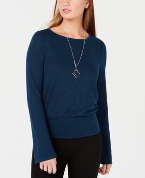Bcx Juniors' Crisscross Bell-sleeve Top