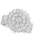 Rock Candy By Effy Diamond Halo Cluster Ring (1-1/3 Ct. T.w.) In 14k White Gold
