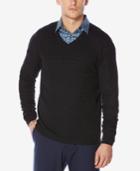Perry Ellis Men's Loop-pattern Sweater