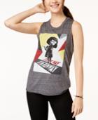 Mighty Fine Juniors' Incredibles Edna-mode-graphic Tank Top