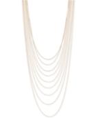 Bcbg Gold-tone Multi-row Ball Chain Necklace, 21 + 3 Extender