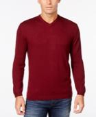 Weatherproof Vintage Men's Cashmere Blend V-neck Sweater
