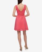 Guess Laser-cutout Fit & Flare Dress