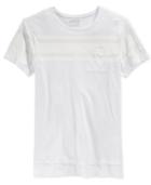 Guess Men's Walker Stripe Longline Pocket T-shirt