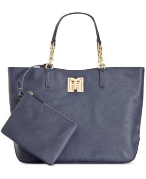 Tommy Hilfiger Clara Textured Leather Tote