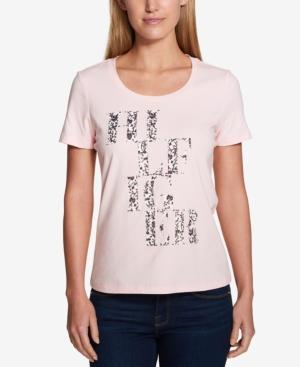 Tommy Hilfiger Logo-print T-shirt, Created For Macy's