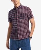 Tommy Hilfiger Men's Colin Pieced Plaid Pocket Shirt