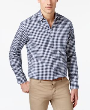Club Room Men's Cotton Gingham Shirt, Created For Macy's