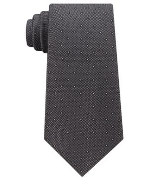 Calvin Klein Men's Pique Dot Silk Tie