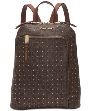 Calvin Klein Hudson Signature Studded Backpack