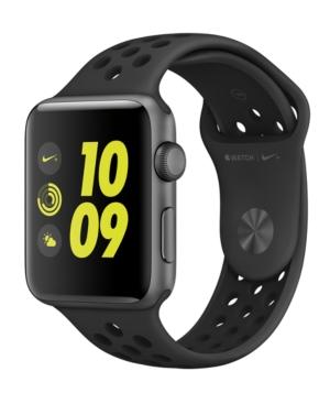 Apple Watch Nike+ 42mm Space Gray Aluminum Case With Anthracite/black Nike Sport Band Mq182ll A
