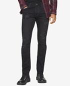 Calvin Klein Jeans Men's Slim-fit Ripped Black Jeans