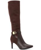 Calvin Klein Jemamine Wide Calf Tall Dress Boots Created For Macy's Women's Shoes