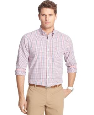 Izod Men's Parker Tattersall Long-sleeve Shirt
