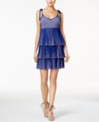 Guess Annette Pleated Tie-strap Dress