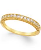 Diamond Milgrain Band In 14k Gold (1/4 Ct. T.w.)