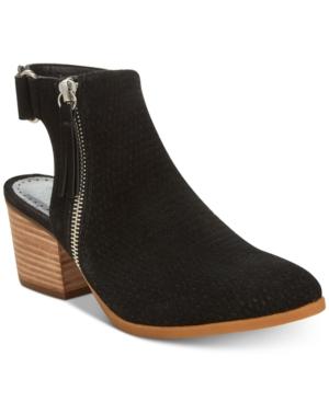 Bare Traps Noelani Perforated Ankle Booties Women's Shoes