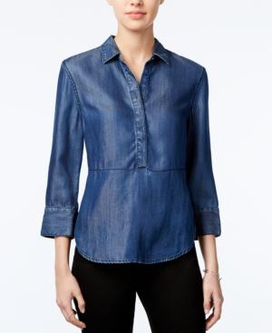 Armani Exchange Three-quarter-sleeve Shirt