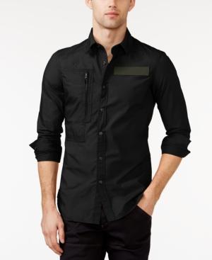 Gstar Zipper-pocket Long-sleeve Shirt