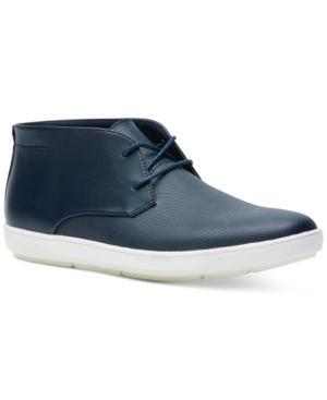 Calvin Klein Men's Wilder Diamond Leather Chukka Boots Men's Shoes