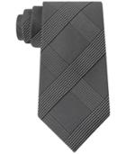 Calvin Klein Men's Woven Tonal Glenn Plaid Slim Tie