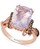 Le Vian Lavender Quartz (5-1/10 Ct. T.w.) And Diamond (1/3 Ct. T.w.) Ring In 14k Rose Gold