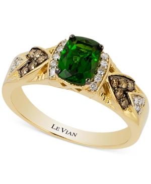 Le Vian Chrome Diopside (3/4 Ct. T.w.) And Diamond (1/6 Ct. T.w.) Ring In 14k Gold