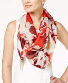 Vince Camuto Shadow Blooms Square Scarf