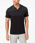 Alfani Men's Stretch Ombre Striped Polo, Created For Macy's
