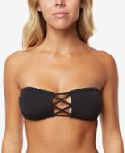 O'neill Salt Water Solids Strappy Bandeau Bikini Top Women's Swimsuit
