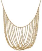 Multi-chain 17 Statement Necklace In 14k Gold