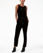 Eileen Fisher Sleeveless Velvet Jumpsuit, Regular & Petite