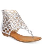 Zigi Soho Melaa Caged Flat Thong Sandals Women's Shoes