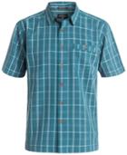 Quiksilver Men's White Crow's Nest Short-sleeve Shirt