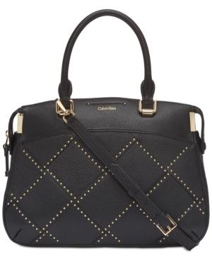 Calvin Klein Raelynn Studded Satchel
